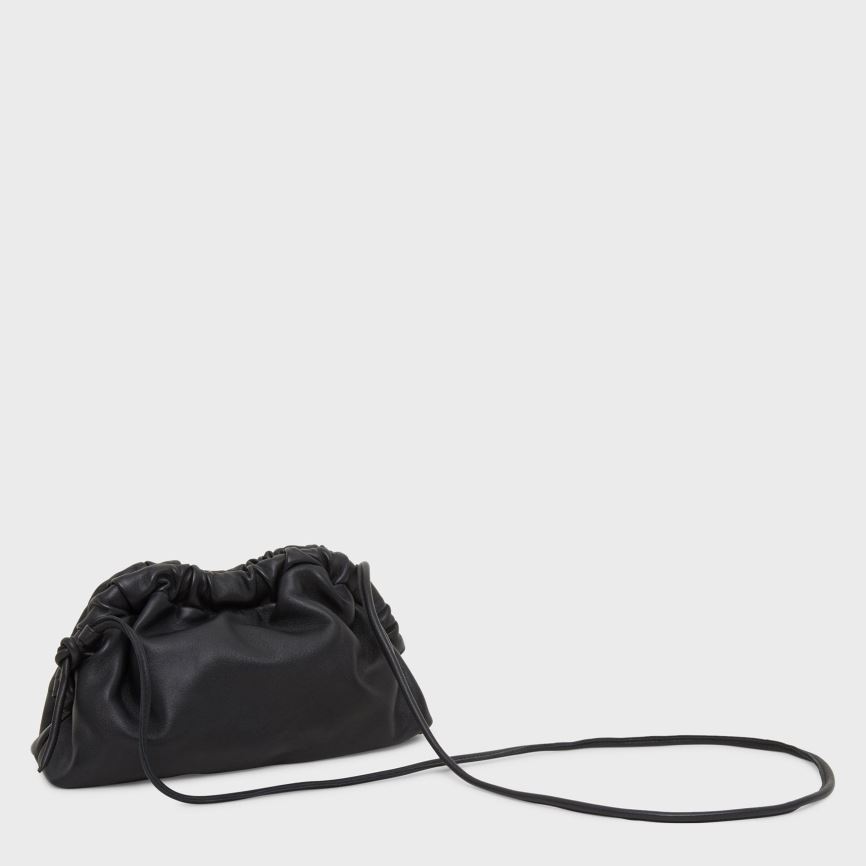 Women's Mansur Gavriel Mini Cloud Clutch Bags Black | AU 984MAT